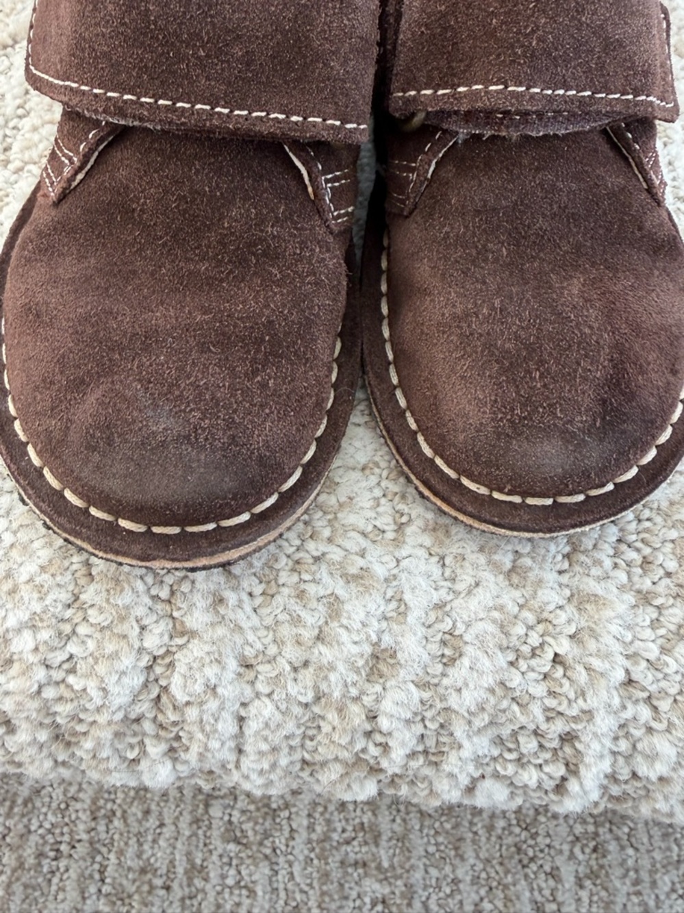Naturino brown suede boys' casual chukka boots. Kids Size 24. - Picture 3 of 11